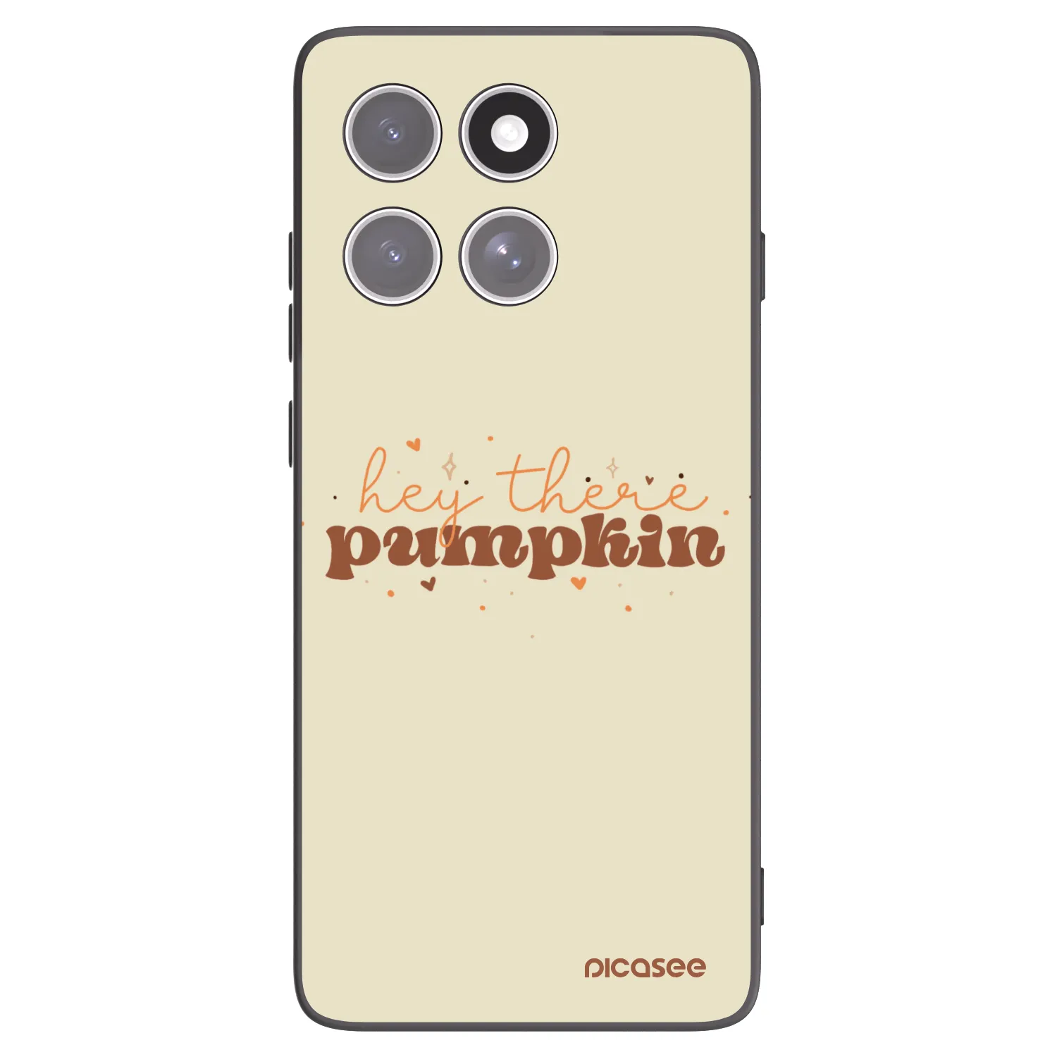Picasee silikonový černý obal pro Motorola Edge 60 Pro - Hey there pumpkin