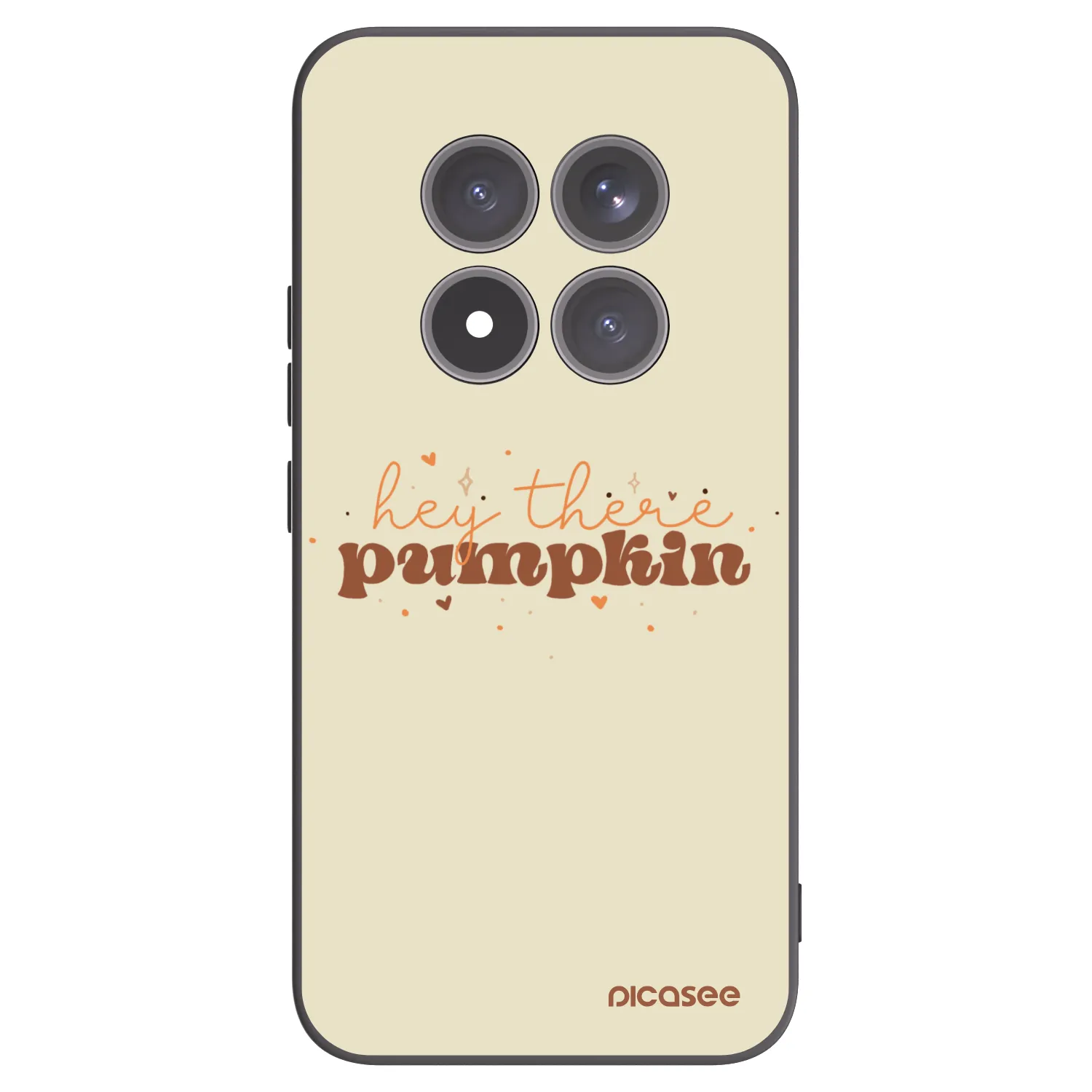 Picasee silikonový černý obal pro Xiaomi Redmi Note 15 Pro+ - Hey there pumpkin