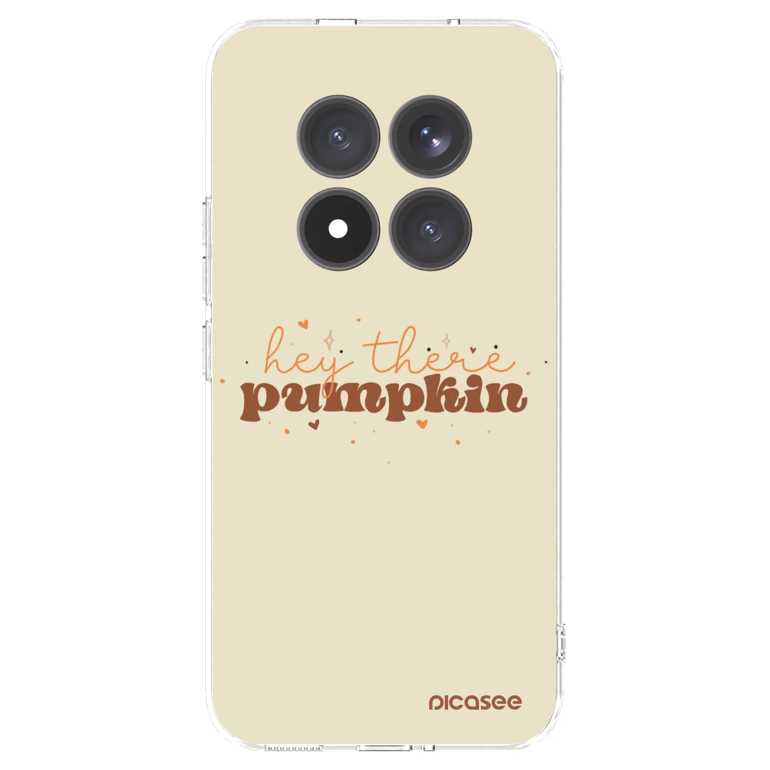 Picasee silikonový průhledný obal pro Xiaomi Redmi Note 15 Pro+ - Hey there pumpkin
