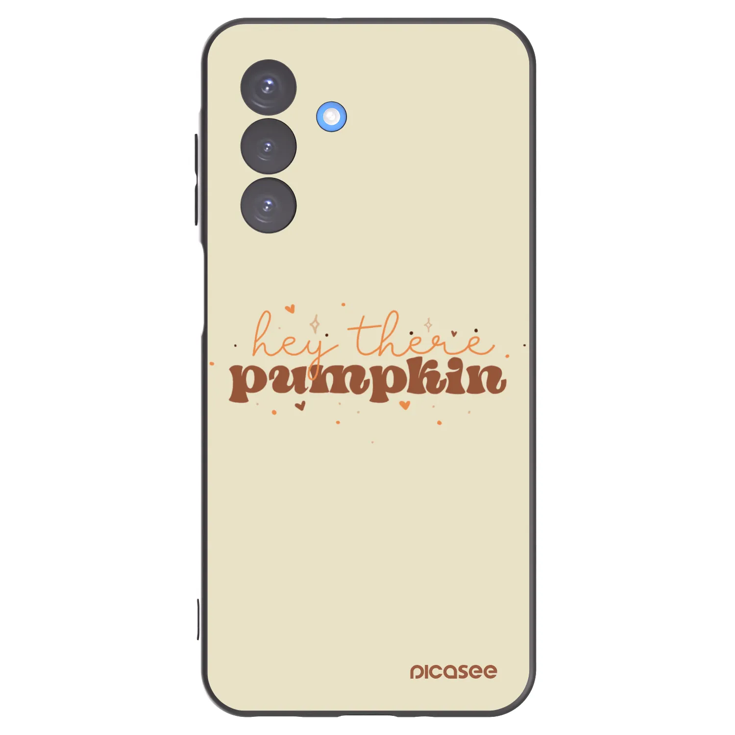Picasee silikonový černý obal pro Samsung Galaxy A17 5G - Hey there pumpkin