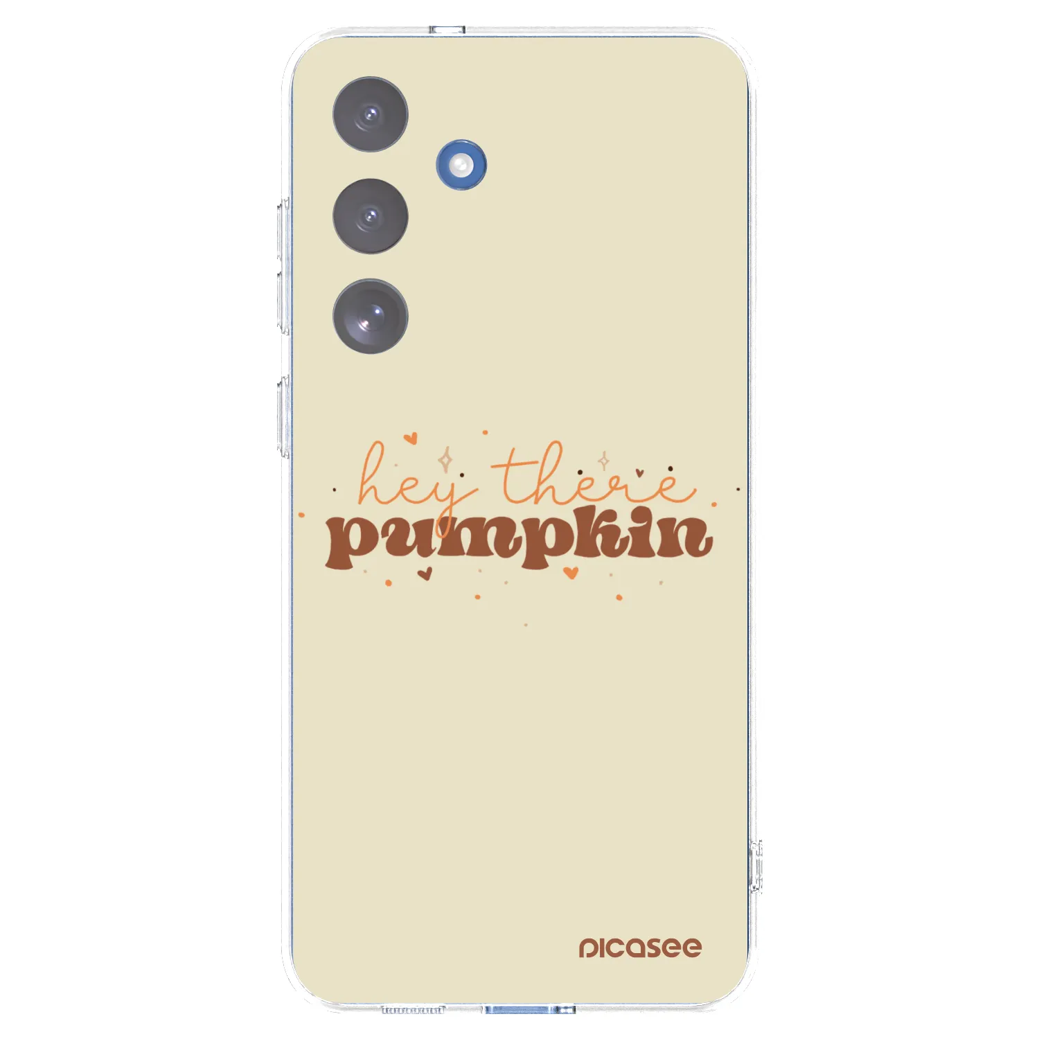 Picasee silikonový průhledný obal pro Samsung Galaxy S25 FE 5G - Hey there pumpkin