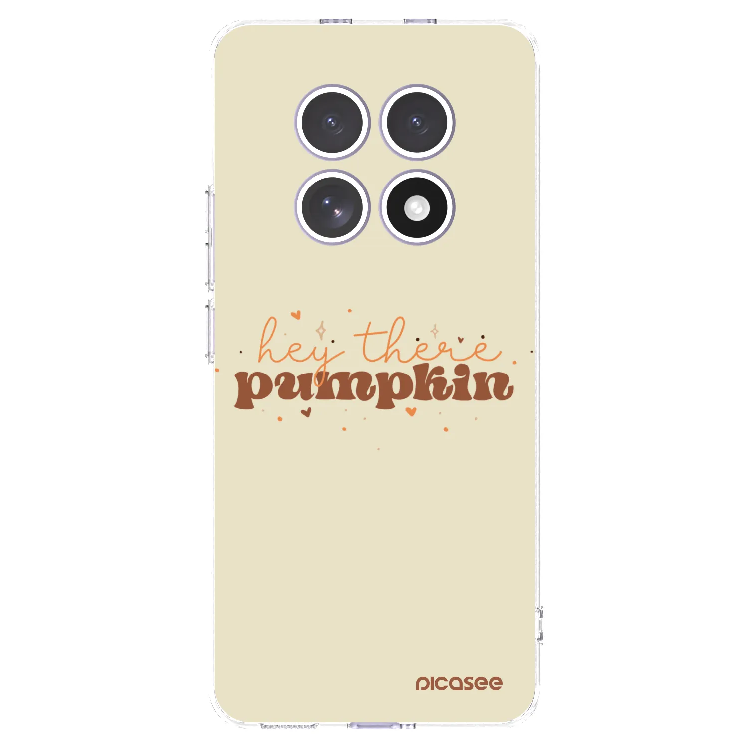 Picasee silikonový průhledný obal pro Xiaomi Redmi Note 15 4G - Hey there pumpkin
