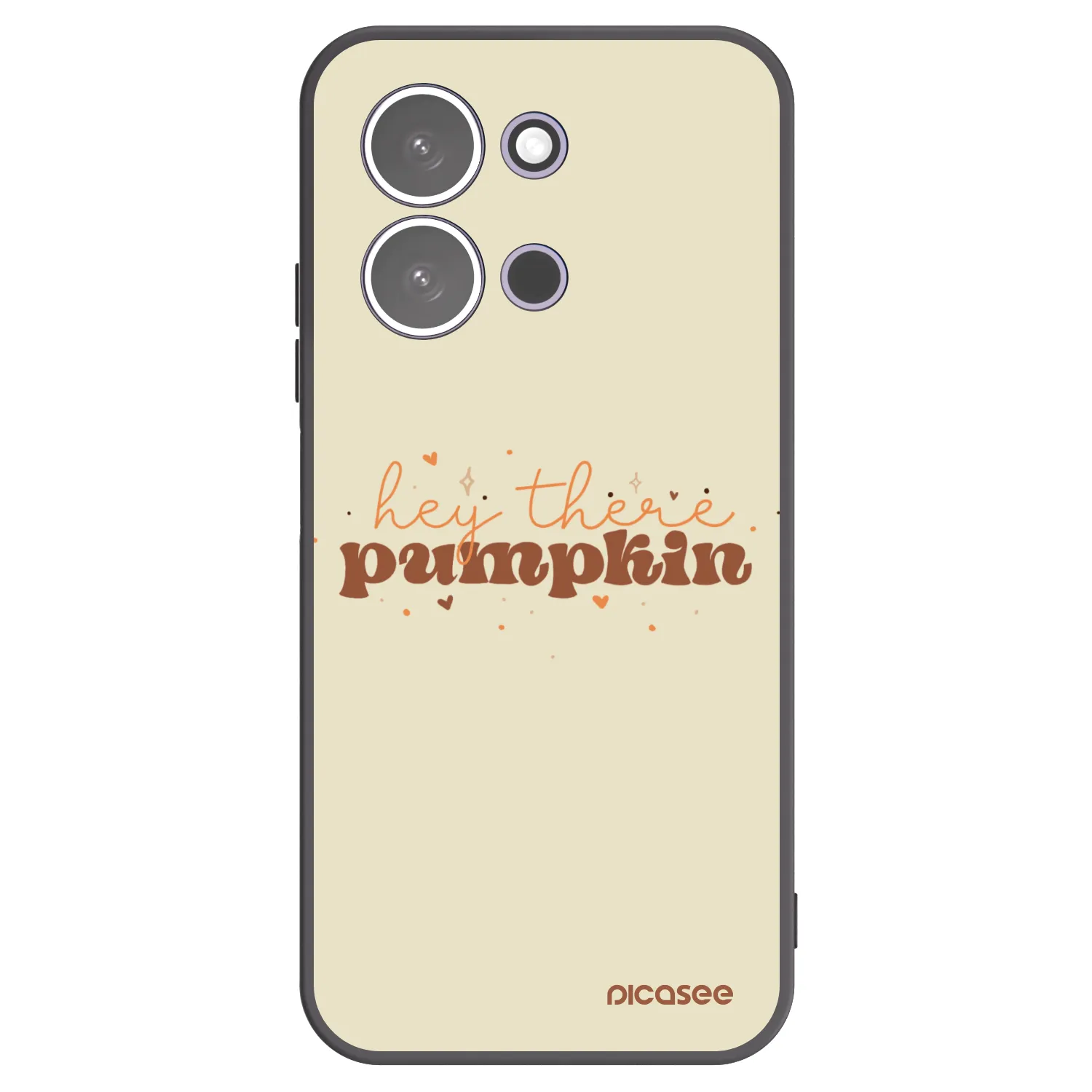 Picasee silikonový černý obal pro Xiaomi Redmi 15C 5G - Hey there pumpkin