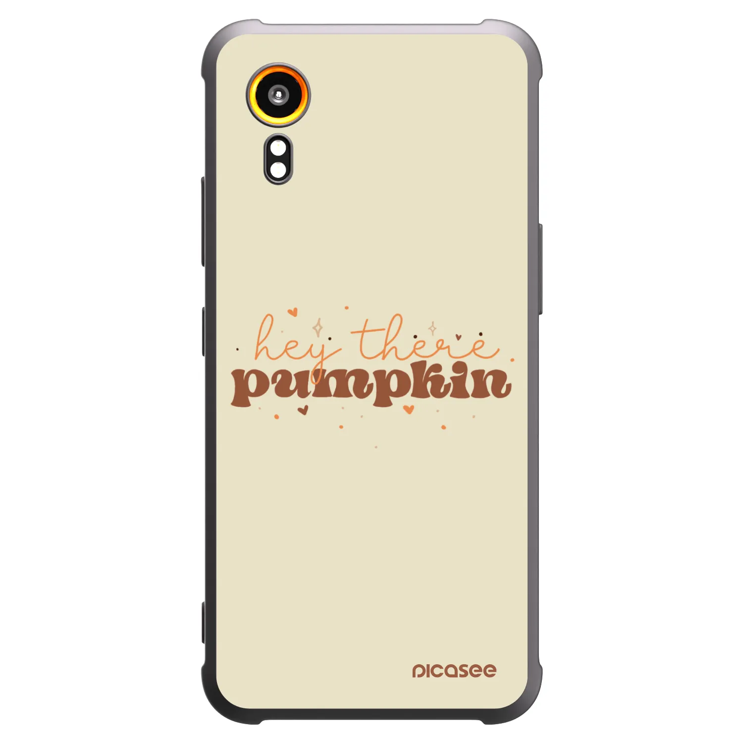 Picasee silikonový černý obal pro Samsung Galaxy XCover 7 - Hey there pumpkin