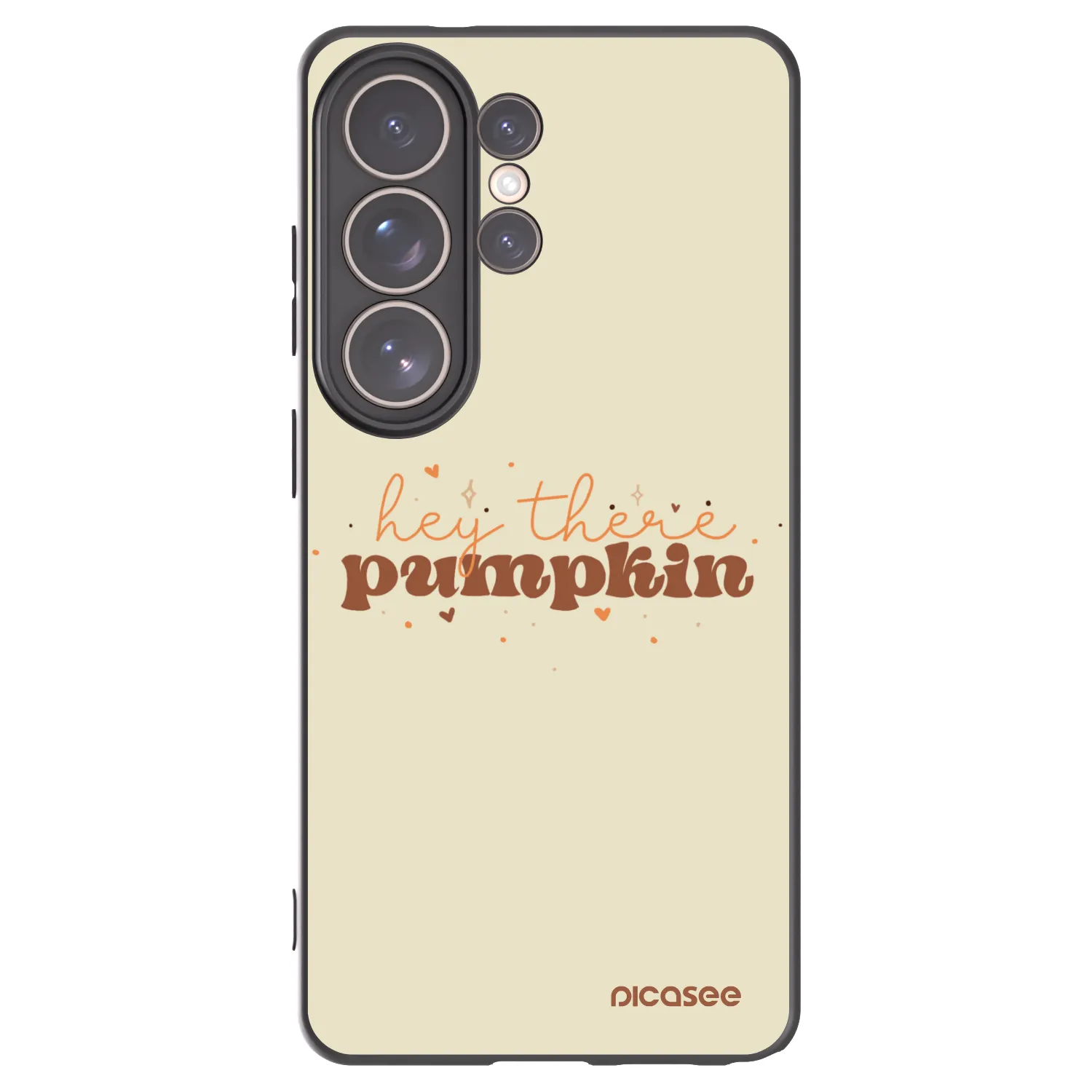 Picasee silikonový černý obal pro Samsung Galaxy S26 Ultra - Hey there pumpkin