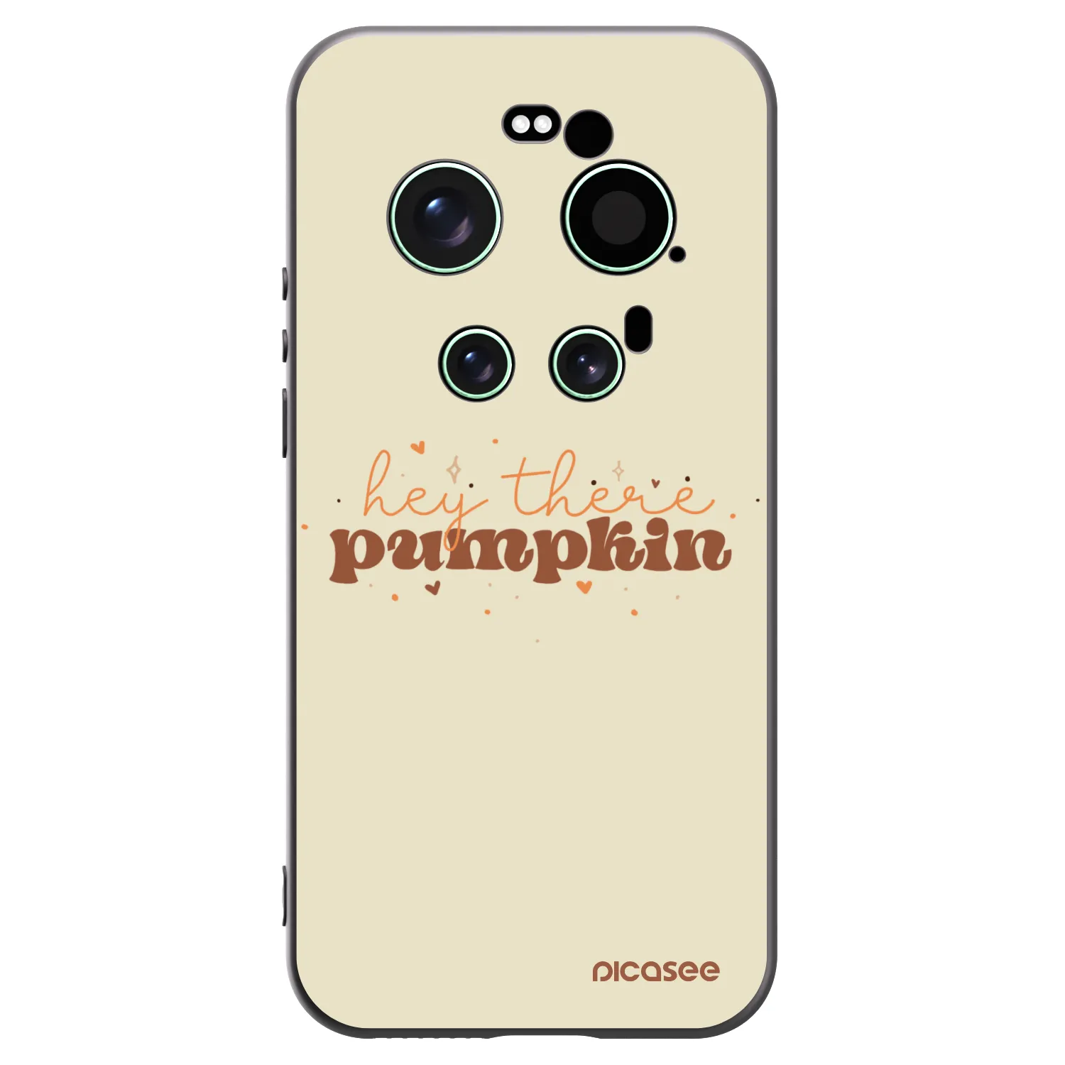 Picasee silikonový černý obal pro Xiaomi 17 Ultra - Hey there pumpkin