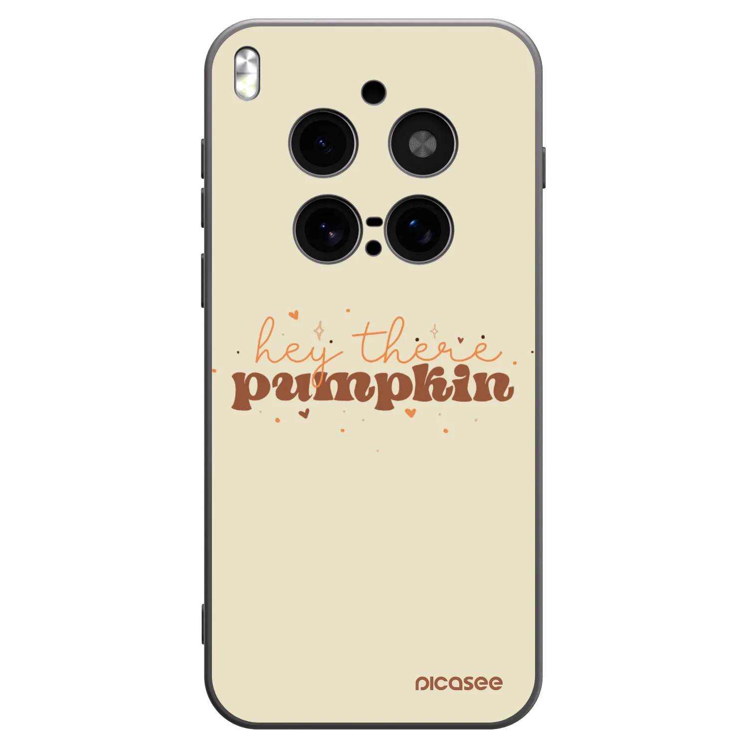 Picasee silikonový černý obal pro Vivo X300 Pro - Hey there pumpkin