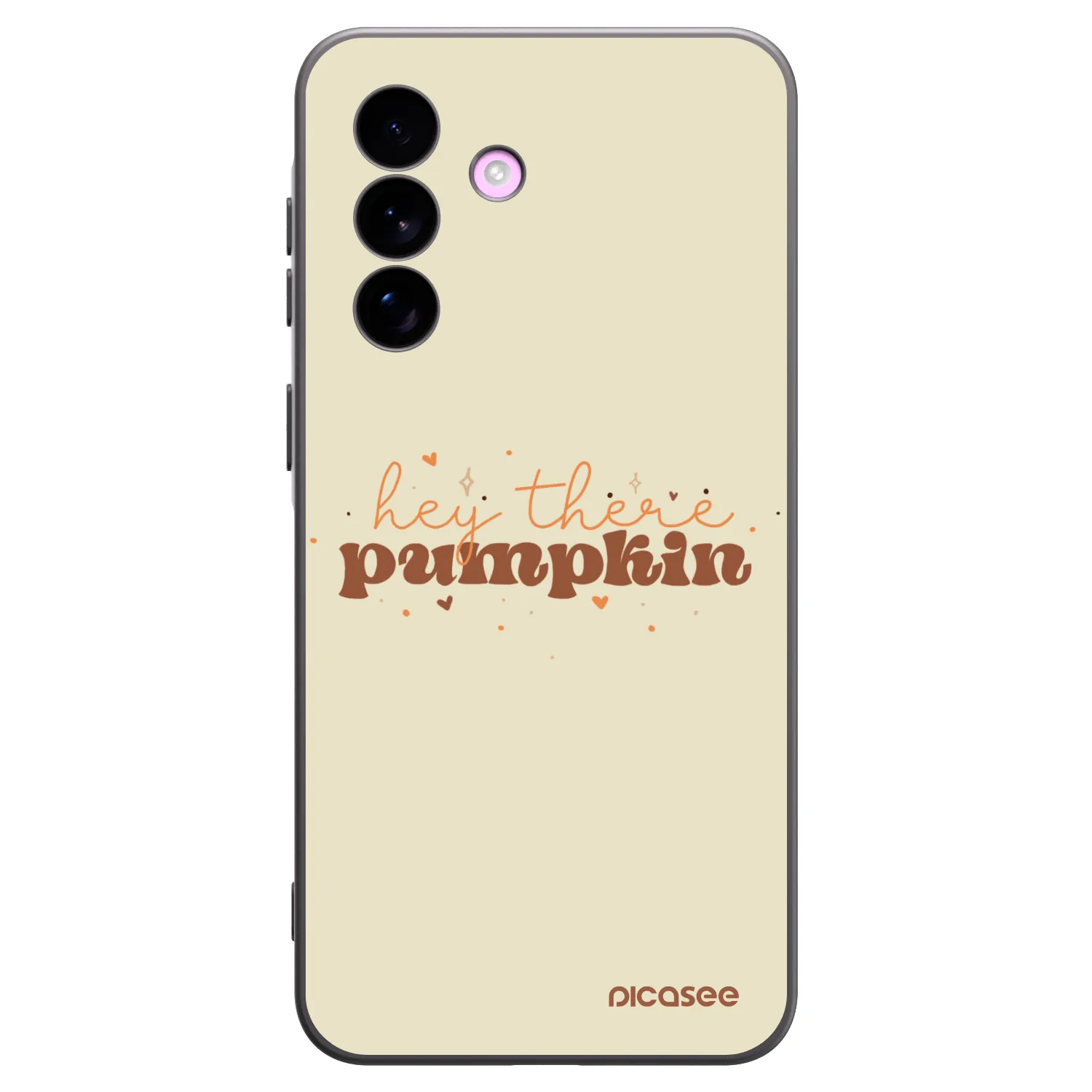 Picasee silikonový černý obal pro Samsung Galaxy A57 5G - Hey there pumpkin