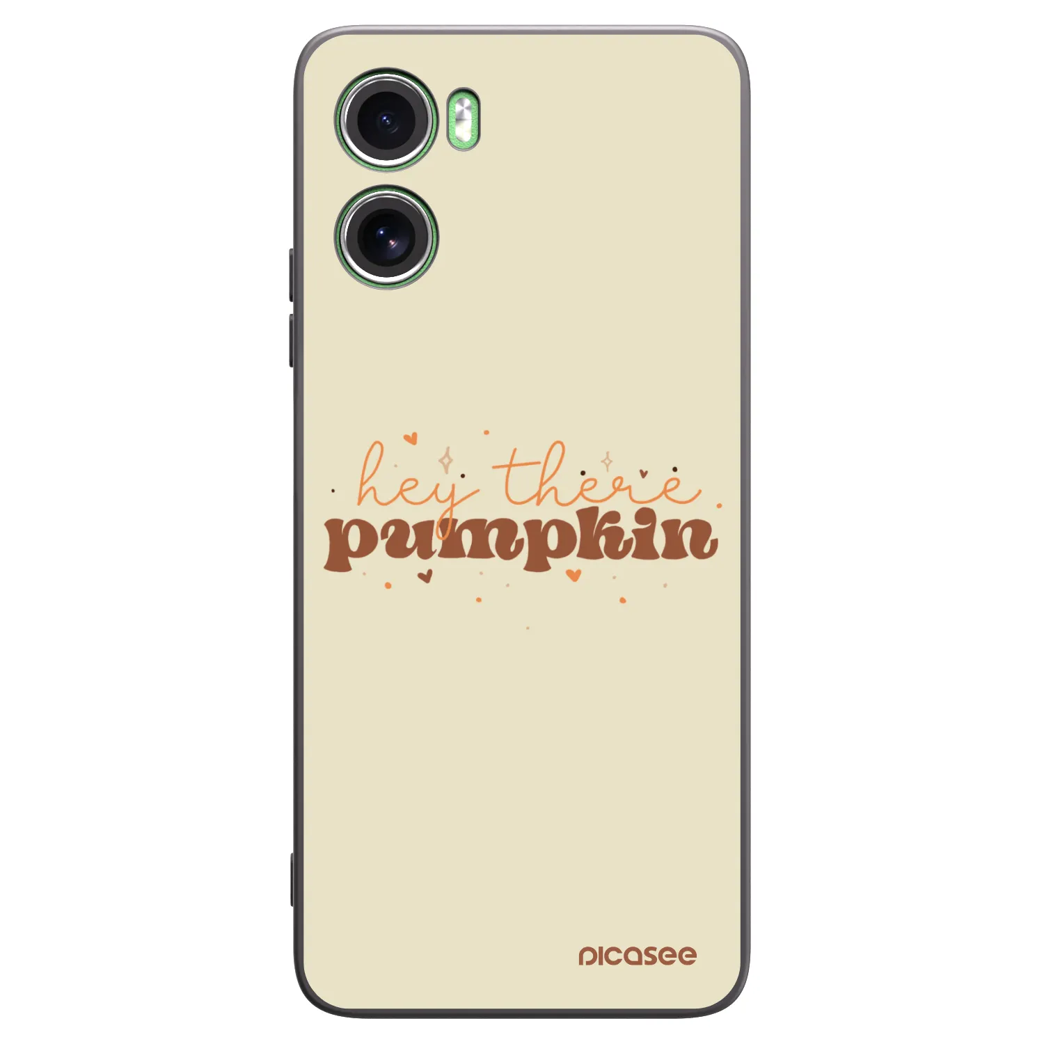 Picasee silikonový černý obal pro Motorola Moto G06 - Hey there pumpkin