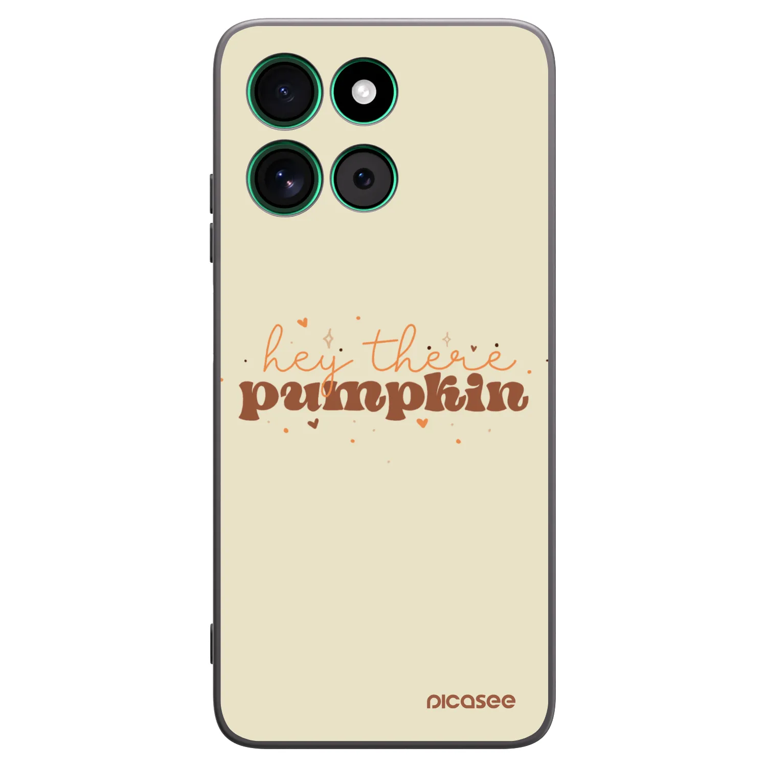Picasee silikonový černý obal pro Motorola Moto G57 Power - Hey there pumpkin