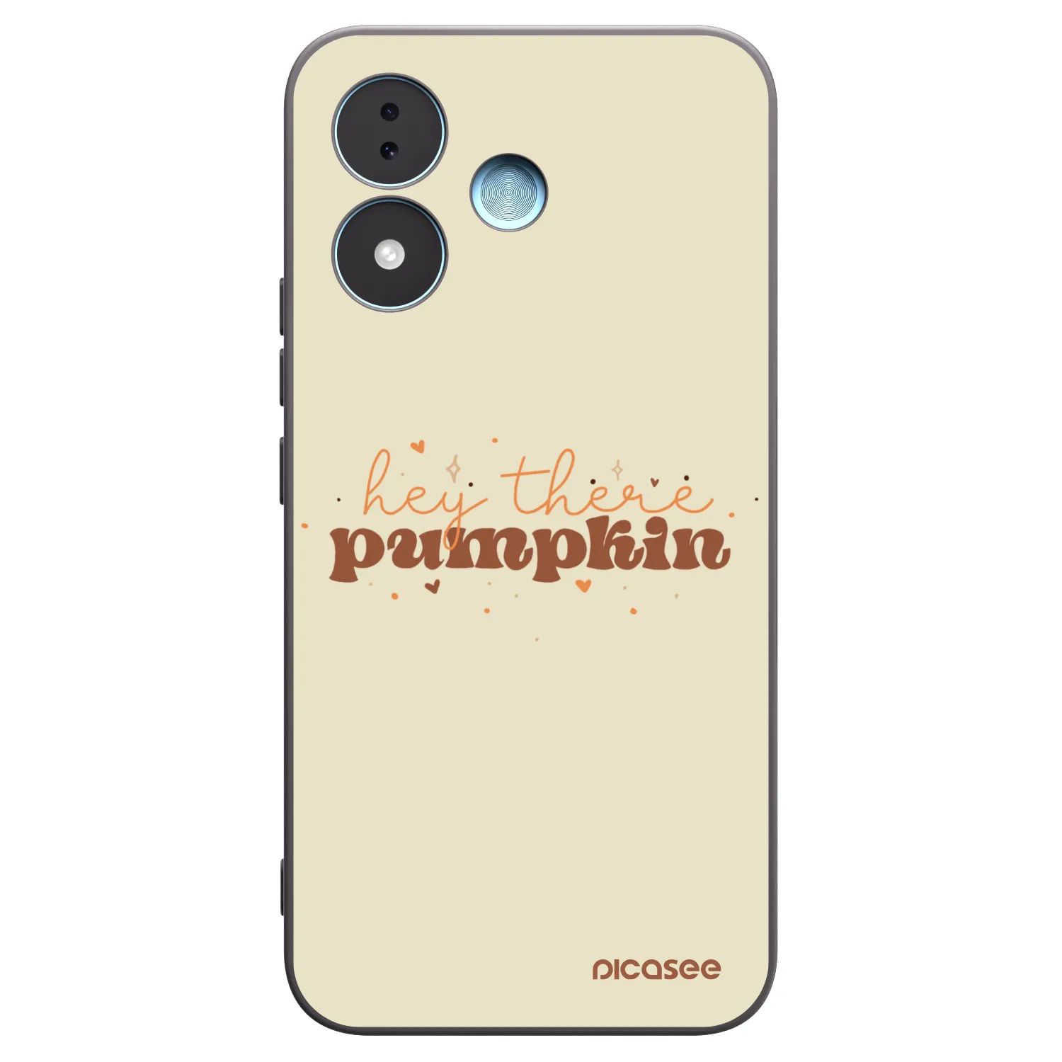 Picasee silikonový černý obal pro Xiaomi Redmi Note 17 5G - Hey there pumpkin