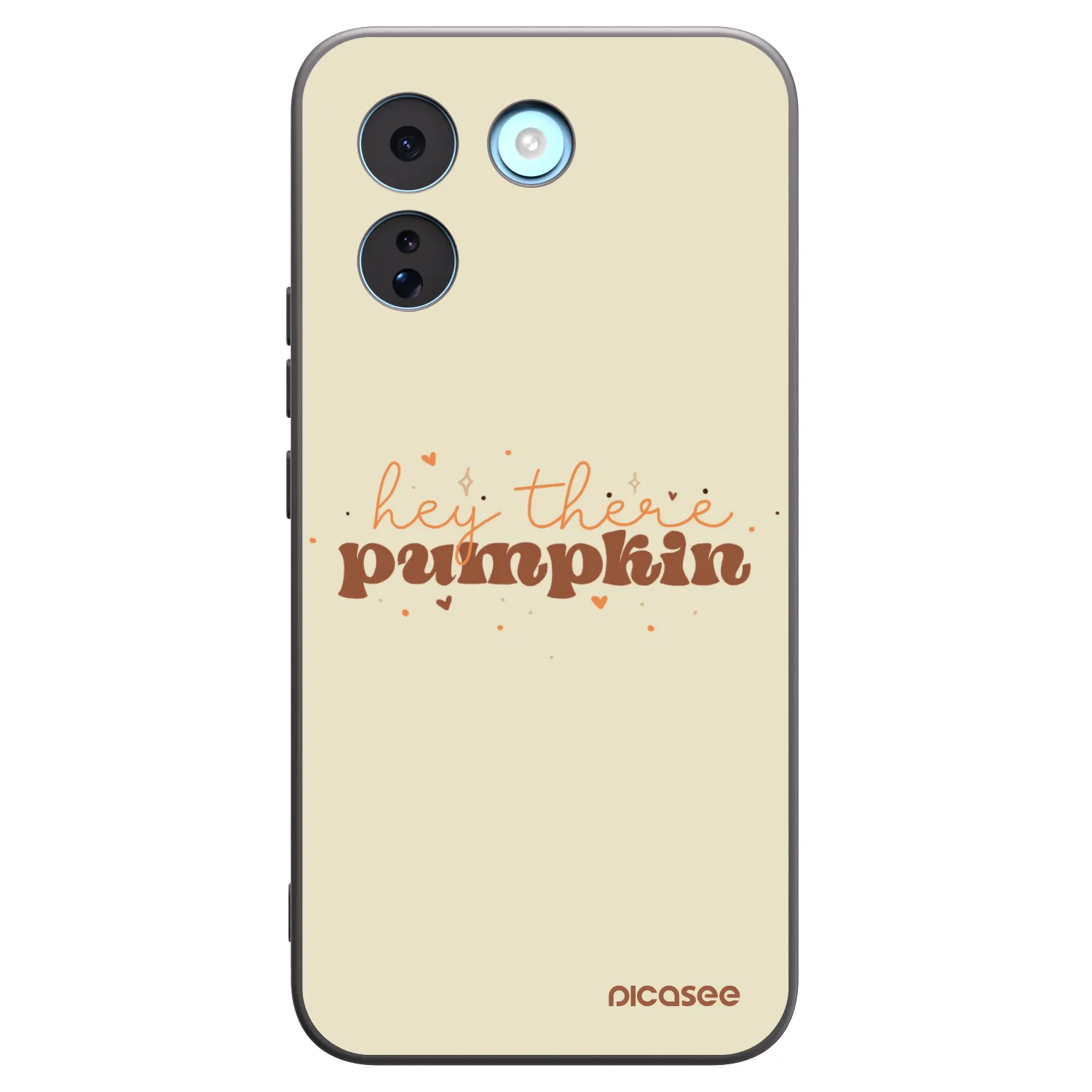 Picasee silikonový černý obal pro Xiaomi Redmi Note 17 Pro MAX 5G - Hey there pumpkin