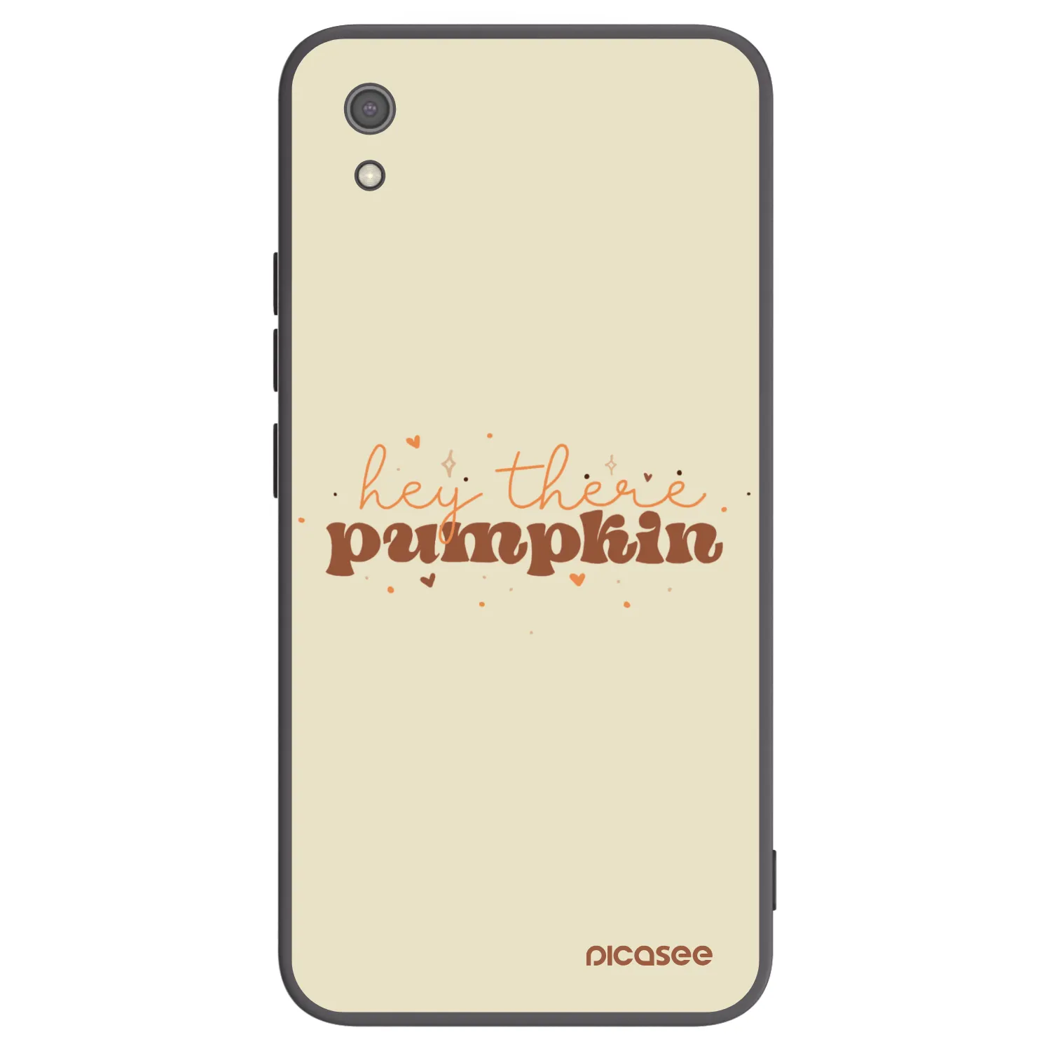Picasee silikonový černý obal pro Xiaomi Redmi 7A - Hey there pumpkin