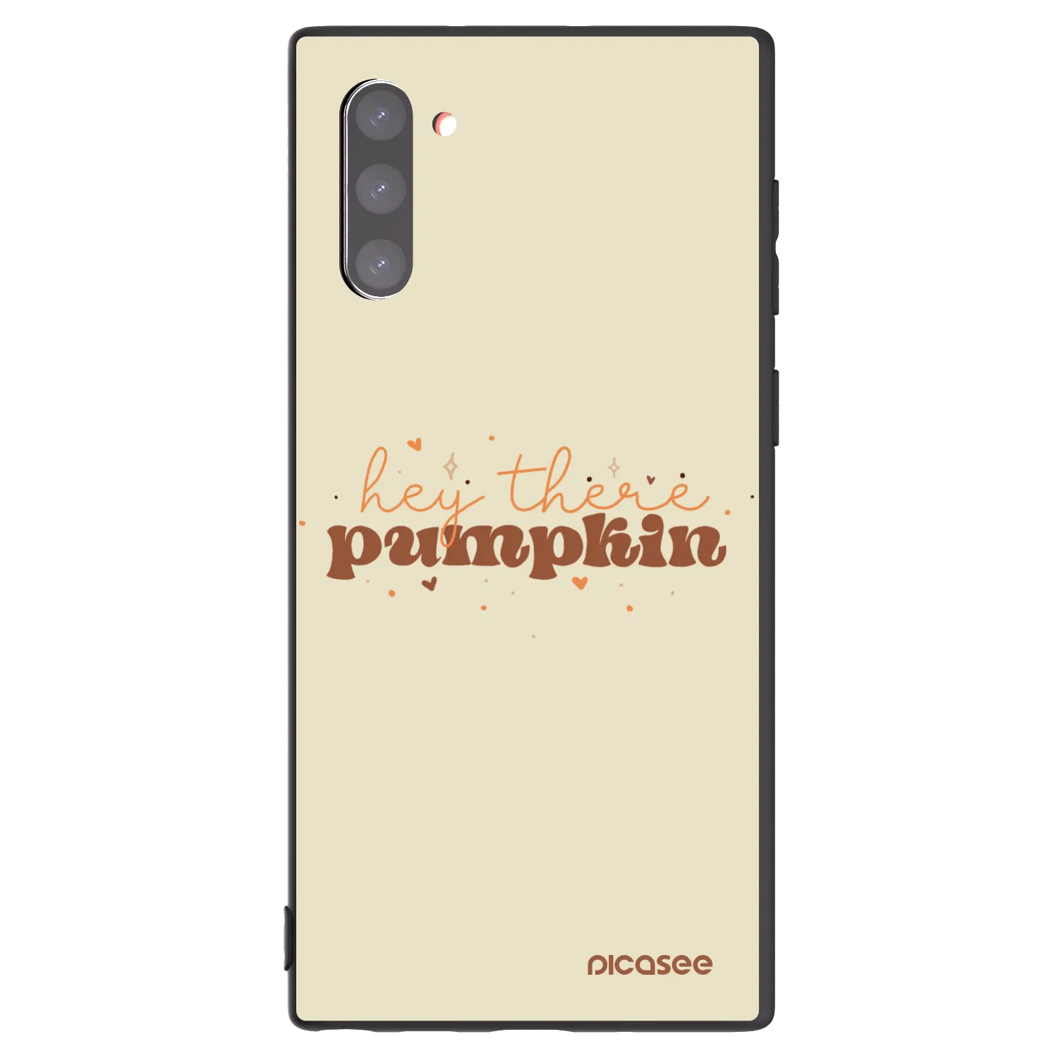 Picasee silikonový černý obal pro Samsung Galaxy Note 10 N970F - Hey there pumpkin