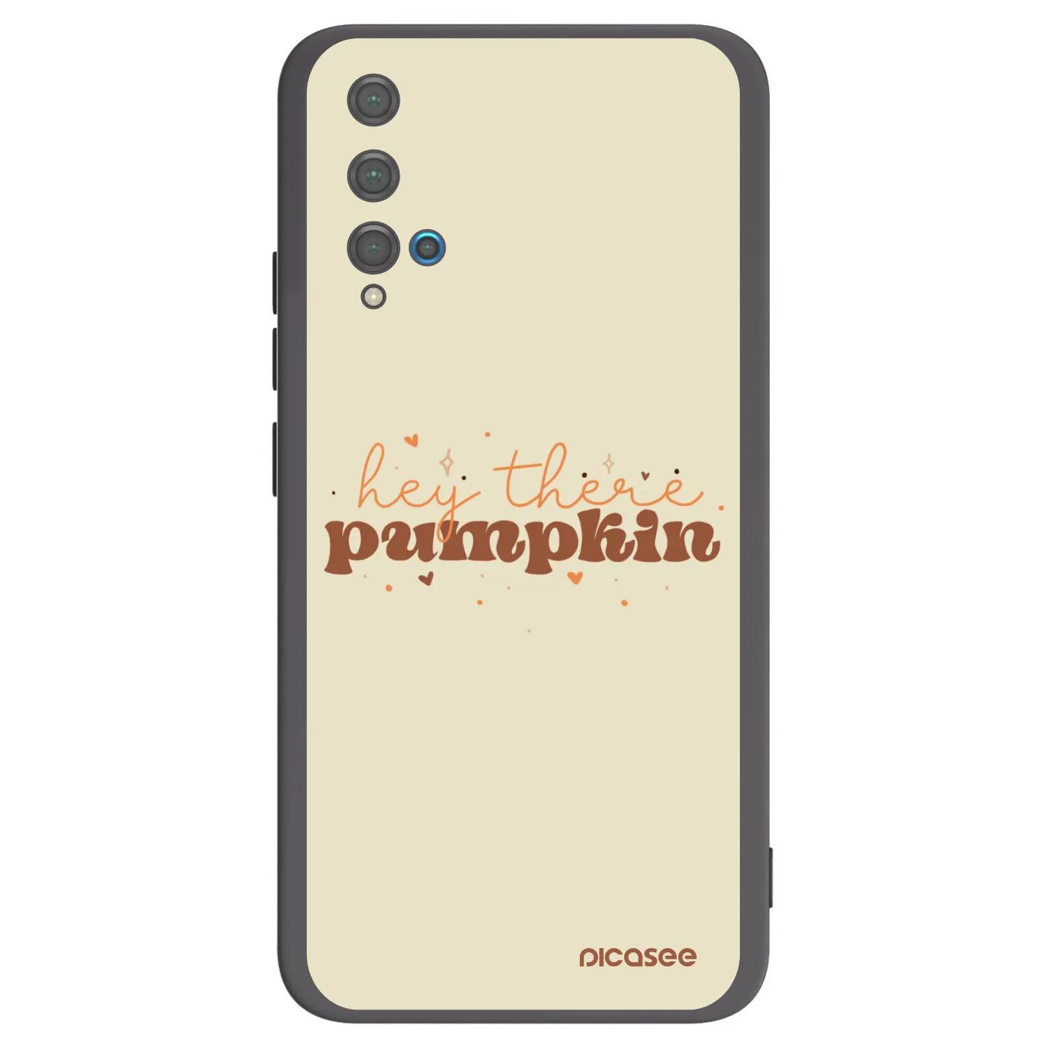 Picasee silikonový černý obal pro Huawei Nova 5T - Hey there pumpkin