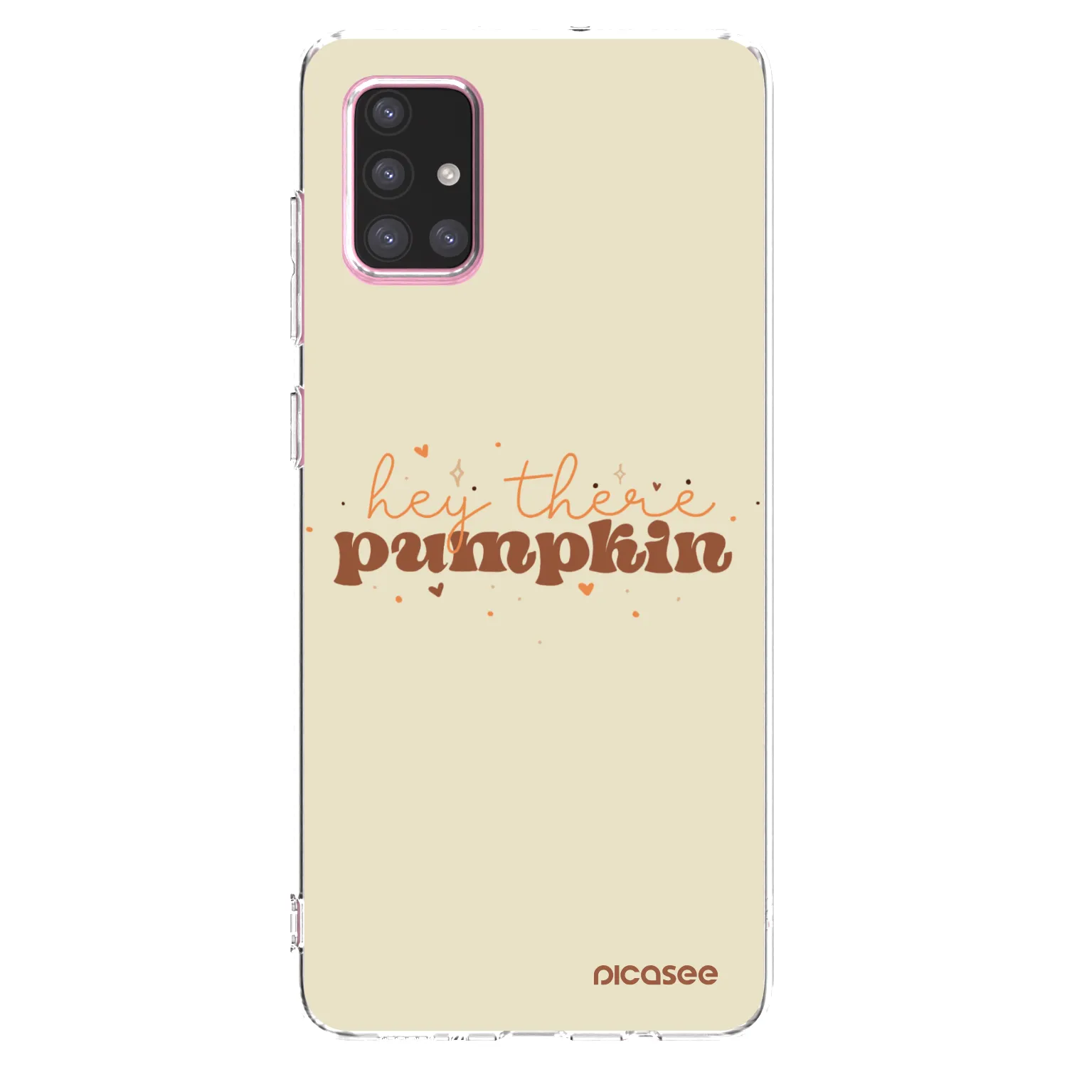Picasee silikonový průhledný obal pro Samsung Galaxy A71 A715F - Hey there pumpkin