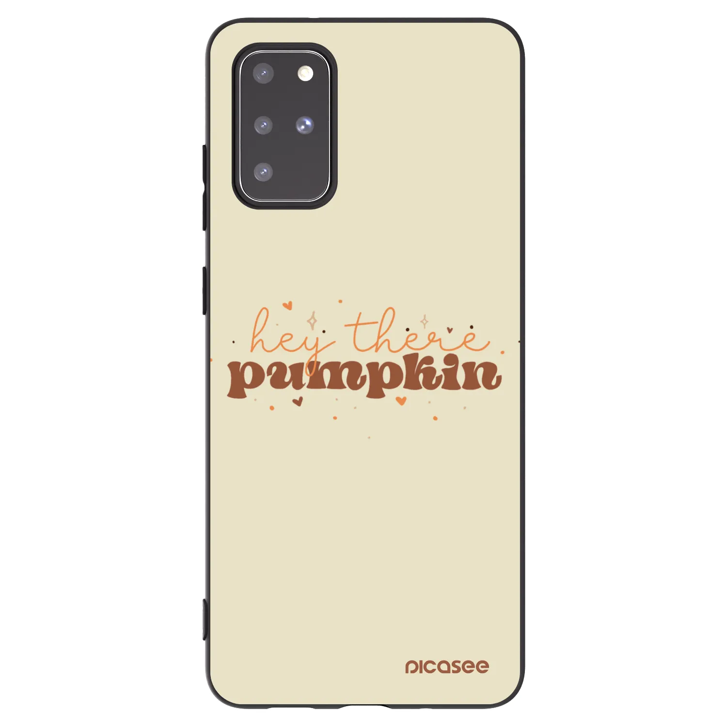 Picasee silikonový černý obal pro Samsung Galaxy S20+ G985F - Hey there pumpkin