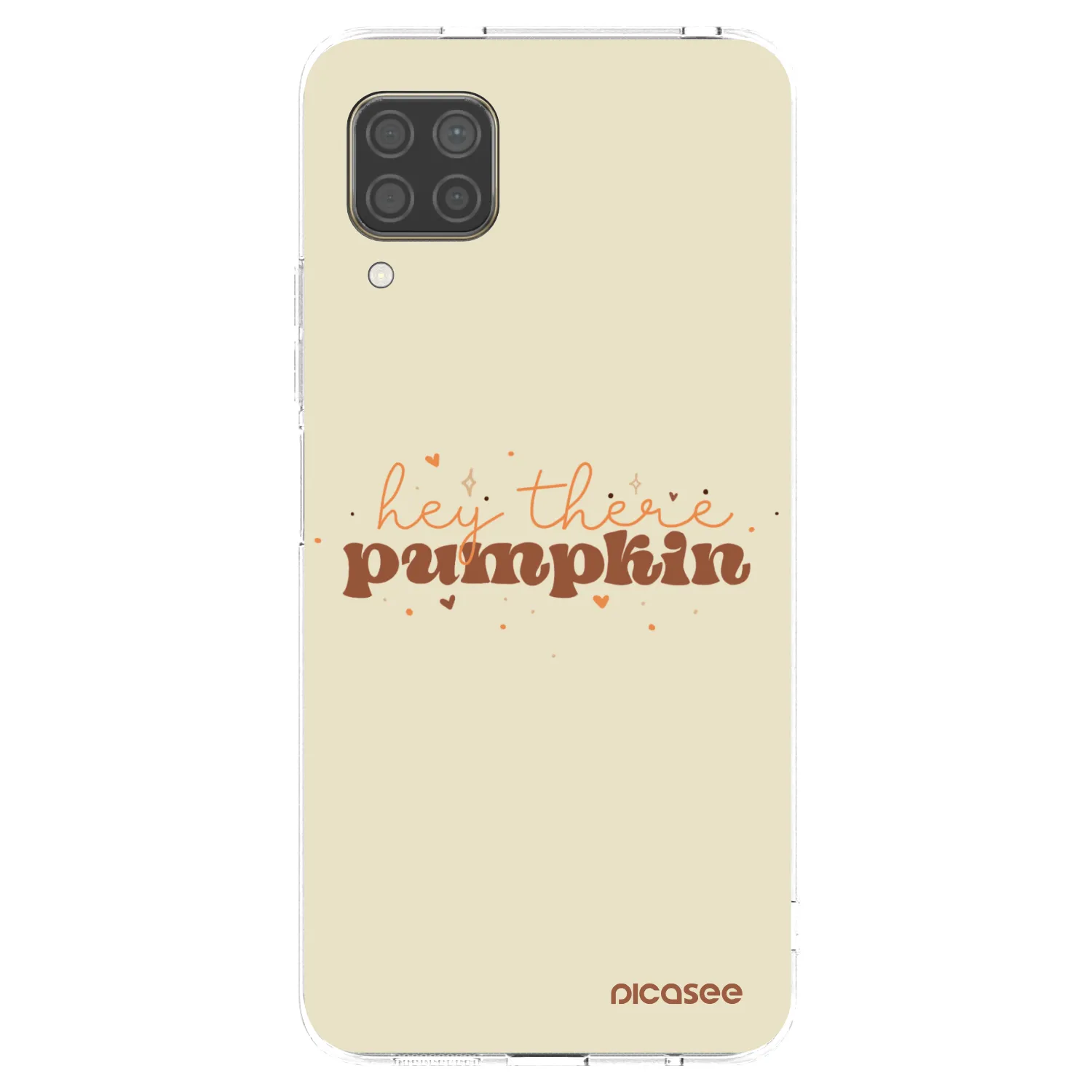 Picasee silikonový průhledný obal pro Huawei P40 Lite - Hey there pumpkin