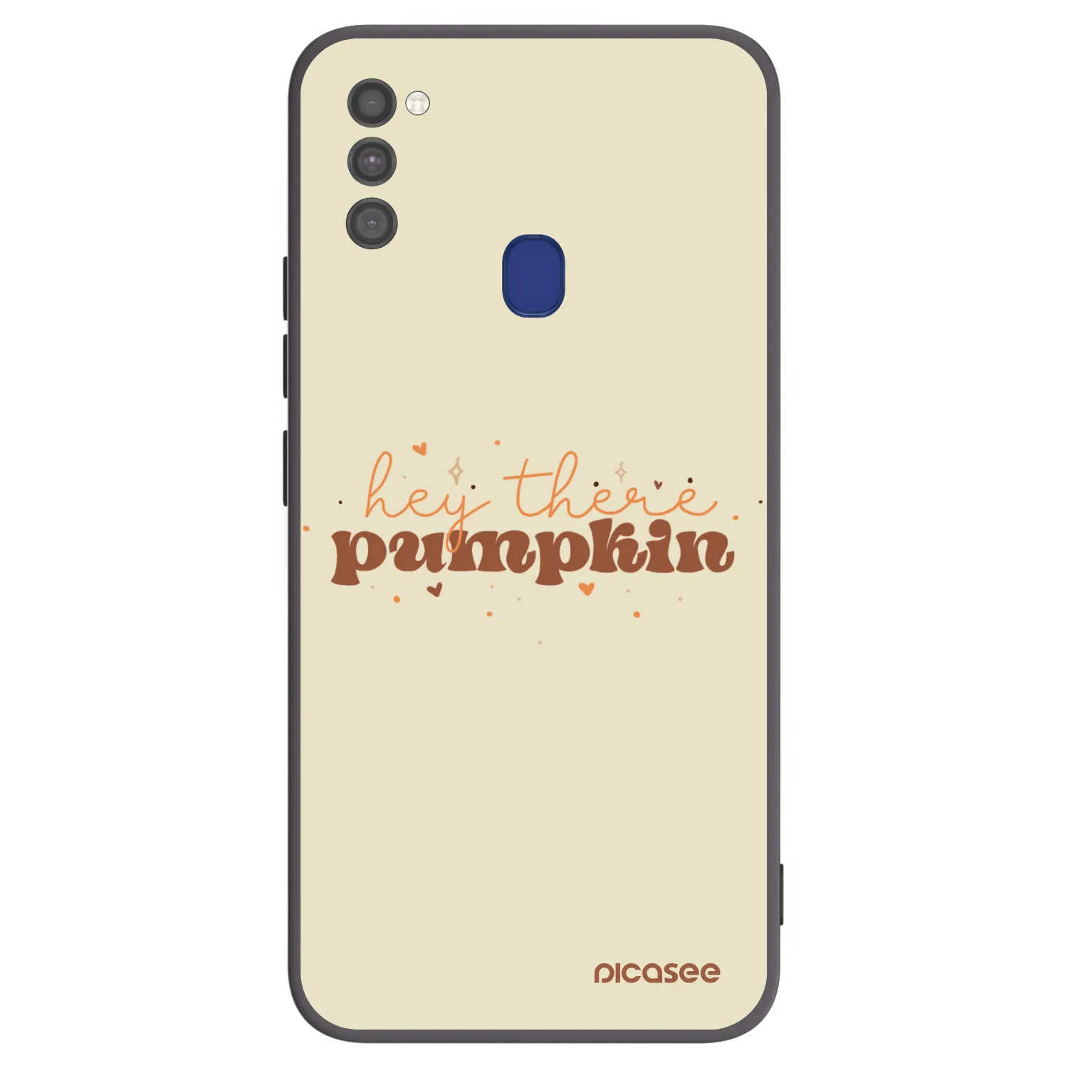 Picasee silikonový černý obal pro Samsung Galaxy M21 M215F - Hey there pumpkin