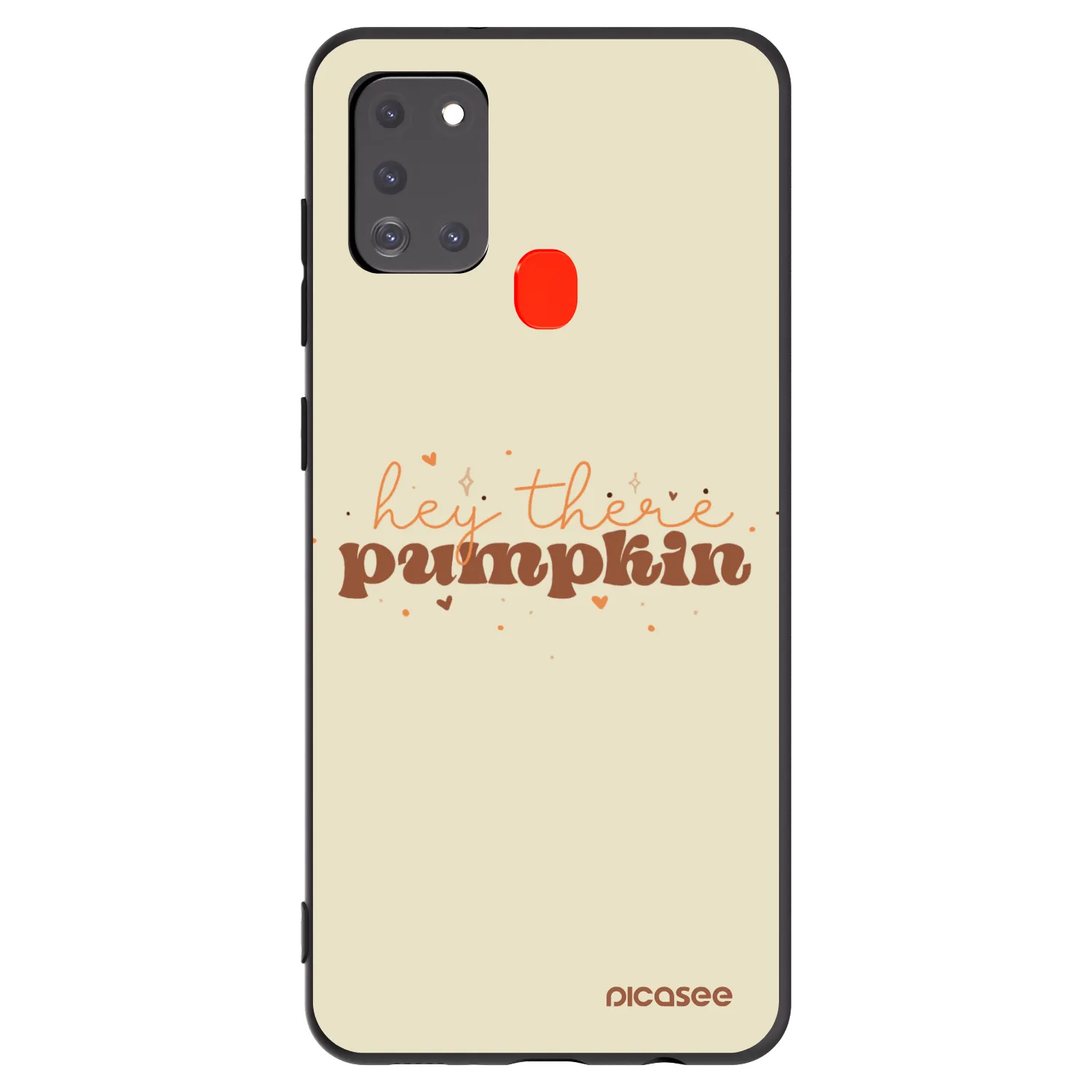 Picasee silikonový černý obal pro Samsung Galaxy A21s - Hey there pumpkin