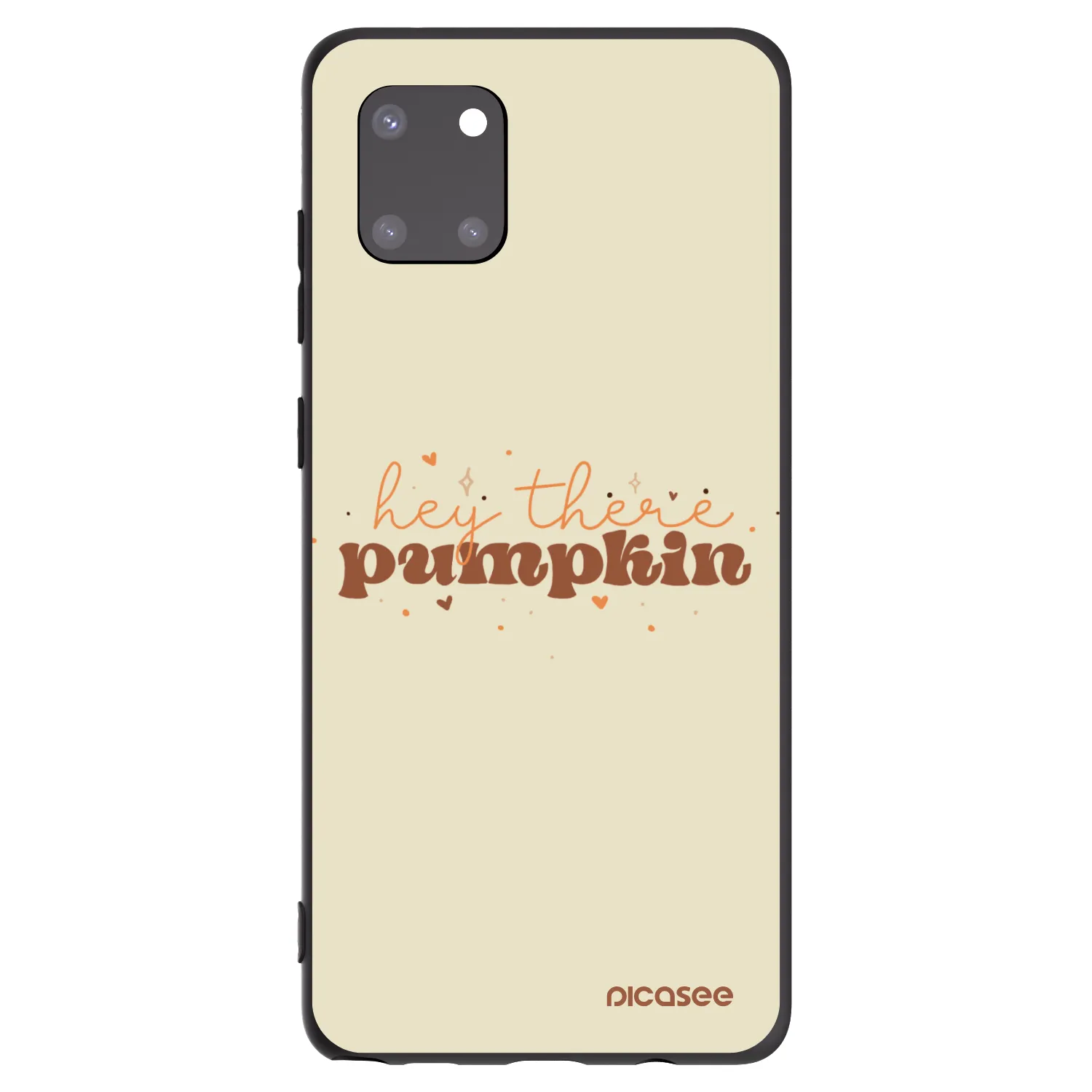 Picasee silikonový černý obal pro Samsung Galaxy Note 10 Lite N770F - Hey there pumpkin