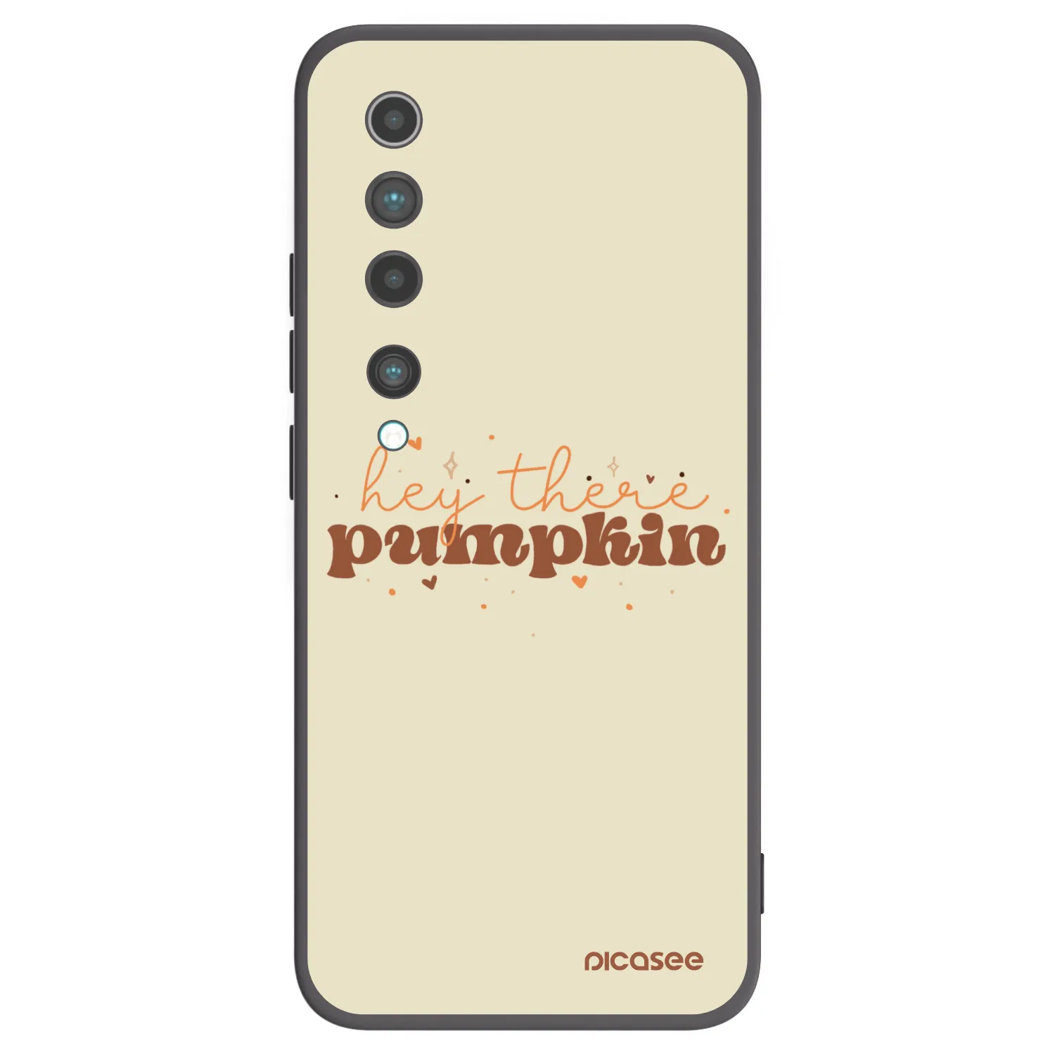 Picasee silikonový černý obal pro Xiaomi Mi 10 - Hey there pumpkin