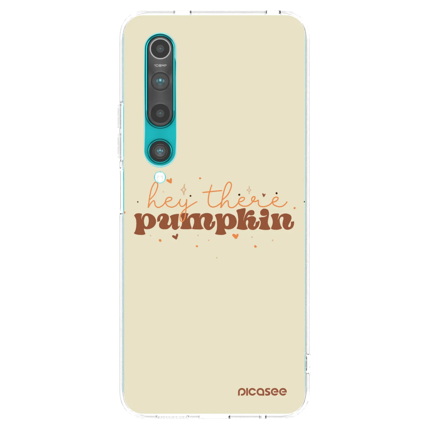 Picasee silikonový průhledný obal pro Xiaomi Mi 10 - Hey there pumpkin