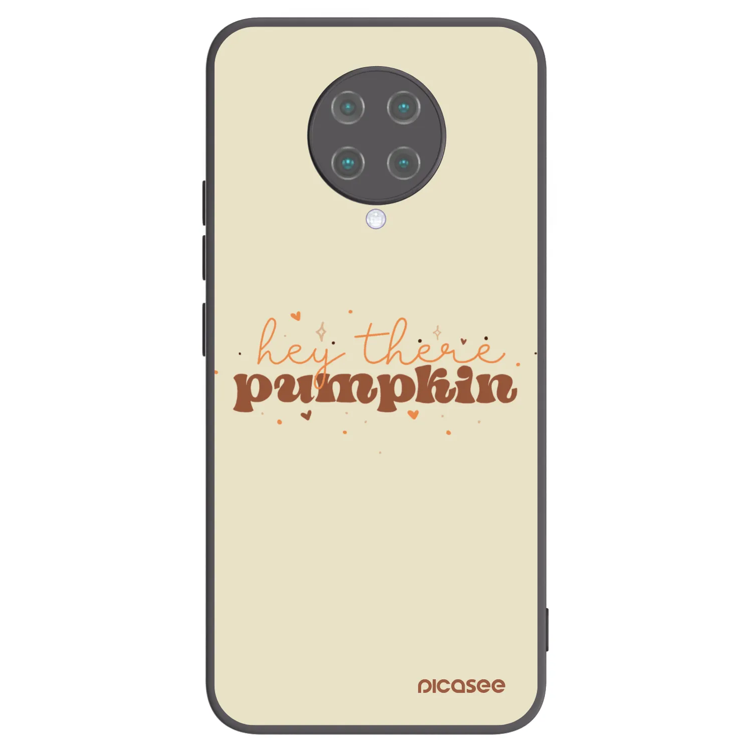 Picasee silikonový černý obal pro Xiaomi Poco F2 Pro - Hey there pumpkin