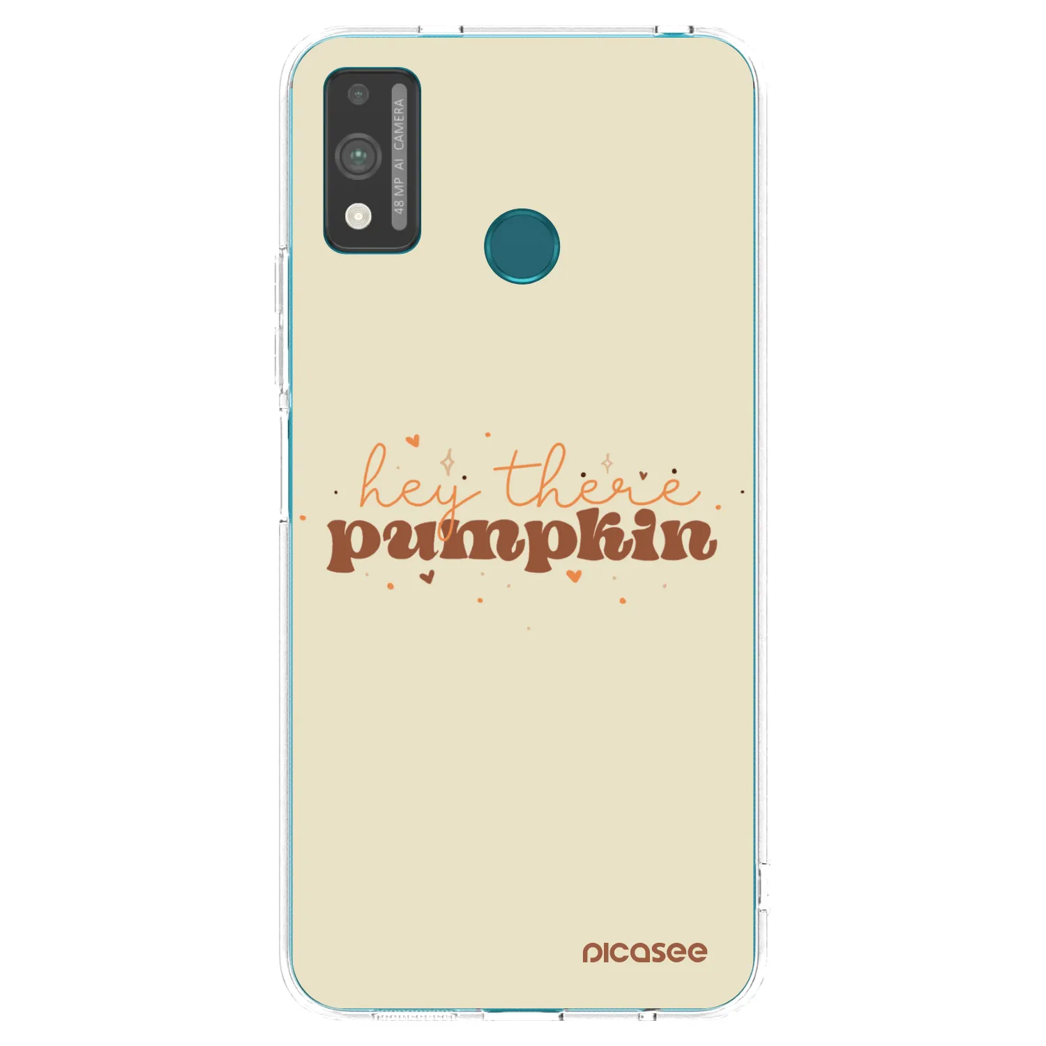 Picasee silikonový průhledný obal pro Honor 9X Lite - Hey there pumpkin