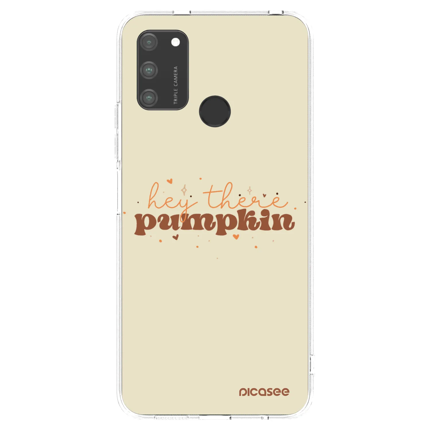 Picasee silikonový průhledný obal pro Honor 9A - Hey there pumpkin
