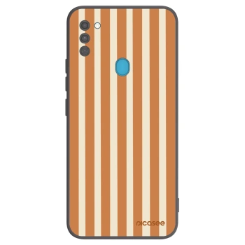 Obal pro Samsung Galaxy M11 - Orange lines