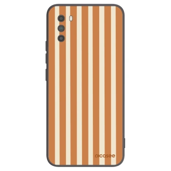 Picasee silikonový černý obal pro Xiaomi Poco M3 - Orange lines