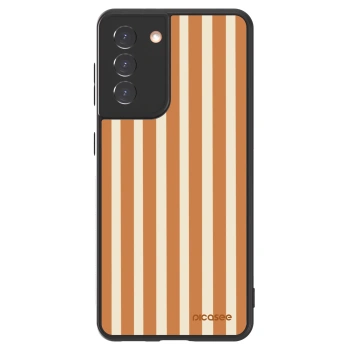 Picasee ULTIMATE CASE pro Samsung Galaxy S21 5G G991B - Orange lines