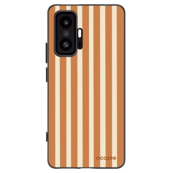 Picasee silikonový černý obal pro Xiaomi 11T - Orange lines