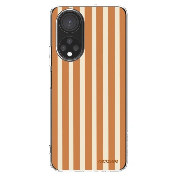 Picasee silikonový průhledný obal pro Honor X7 - Orange lines