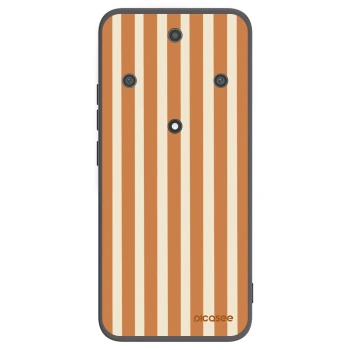 Picasee silikonový černý obal pro Honor Magic5 Lite 5G - Orange lines