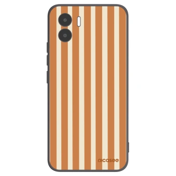 Picasee silikonový černý obal pro Xiaomi Redmi A2 - Orange lines