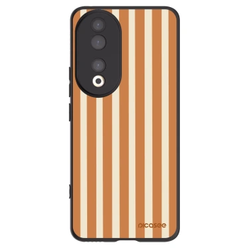 Picasee silikonový černý obal pro Honor 90 5G - Orange lines