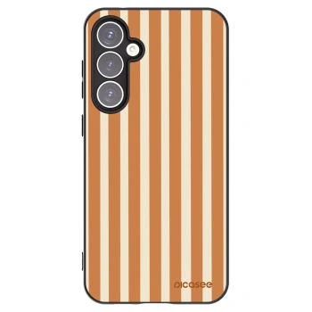 Picasee silikonový černý obal pro Samsung Galaxy S23 FE S711B - Orange lines