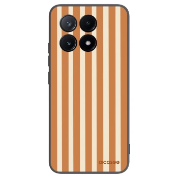 Picasee silikonový černý obal pro Xiaomi Poco X6 Pro - Orange lines