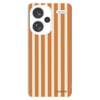 Picasee silikonový průhledný obal pro Xiaomi Redmi Note 13 Pro+ 5G - Orange lines