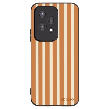 Picasee silikonový černý obal pro Honor 200 Lite - Orange lines