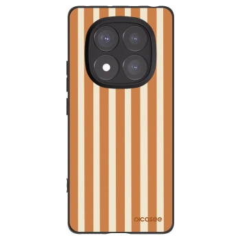 Picasee silikonový černý obal pro Xiaomi Redmi Note 14 Pro+ 5G - Orange lines