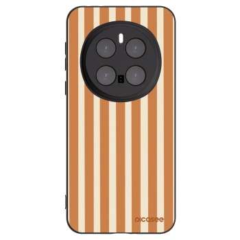 Picasee silikonový černý obal pro Honor Magic7 Pro 5G - Orange lines