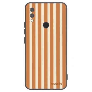 Picasee silikonový černý obal pro Xiaomi Redmi Note 7 - Orange lines