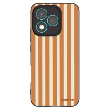 Picasee silikonový černý obal pro Honor 400 Lite 5G - Orange lines