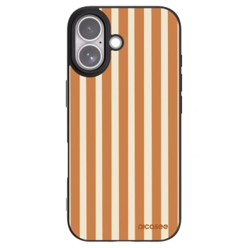 Picasee silikonový černý obal pro Apple iPhone 17 - Orange lines