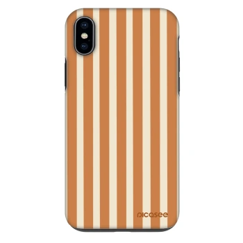 Obal pro Apple iPhone XS Max - Orange lines