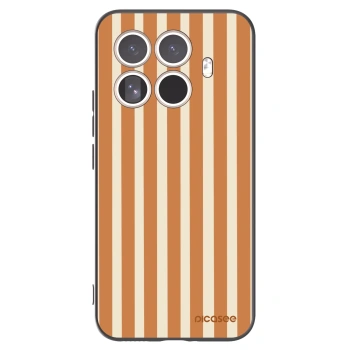 Picasee silikonový černý obal pro Xiaomi 15T Pro - Orange lines