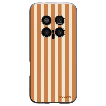 Picasee silikonový černý obal pro Honor Magic8 Pro 5G - Orange lines